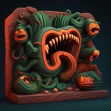 3D model Worms Reloaded game (STL)